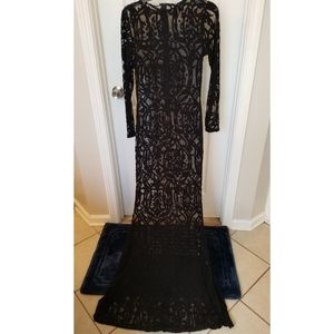 Sexy See-Through Henna Dress